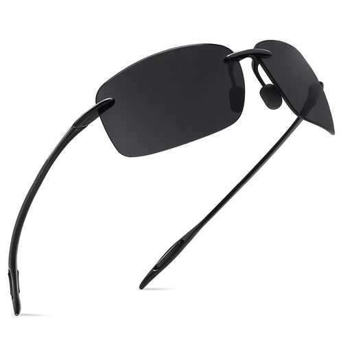 JULI The Matrix Classic Sports Randlose Sonnenbrille Herren Orange Herren Fahr Rechteck Ultraleichter Rahmen Sonnenbrille UV400 MJ8009