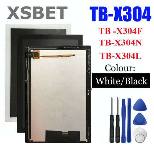For 10.1" Lenovo Tab 4 TB-X304L TB-X304F TB-X304N/X X304 LCD Display Matrix Module + Touch Screen Panel Digitizer Assembly