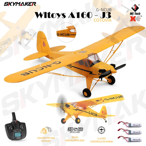WLtoys A160 RC Flugzeug 2.4G 5CH Fernbedienung Segelflug Elektrisch 1406 Bürstenloser Motor EPP 3D/6G Modell RC Flugzeug Outdoor Spielzeug Geschenke