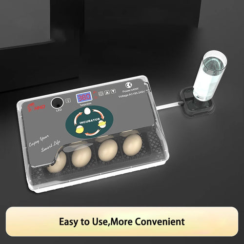 The Genesis Chamber | 12-Egg Digital Incubator with Intelligent Auto-Turning