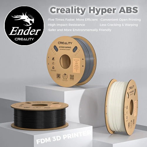 Creality Hyper ABS Filament 1.75mm 3D Printer Filament ABS Designed for High Speed 350mm/s 1kg(2.2lbs)/Spool