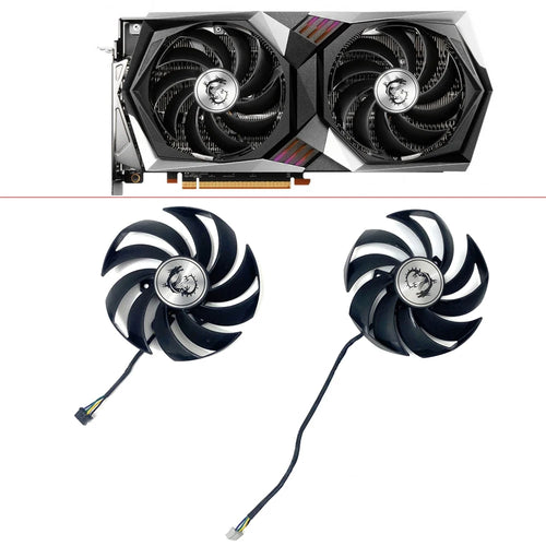 Lüfter für MSI GeForce RTX 3060 GAMING X GeForce RTX 3060 Ti GAMING X 8G LHR GRAFIKKARTEN LÜFTER 95MM PLD10010B12HH