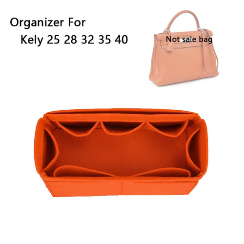 Einsatz-Organizer für H Kellys 25 28 32 35 40 Taschen, Make-up-Organizer, Damen-Handtaschen-Organizer, Kosmetik-Innentasche