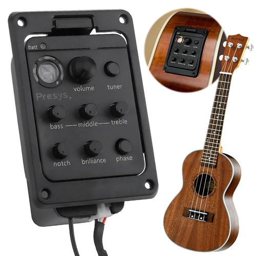 The Acoustic Architect | 4-Band Acoustic Guitar Preamp EQ System