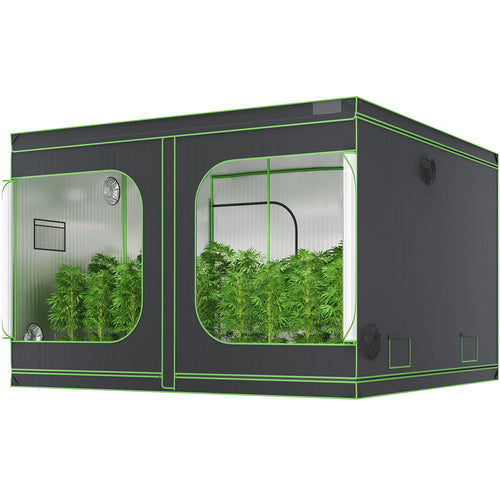 The Verdant Vault | Professional 600D-2000D Hydroponic Grow Tent System