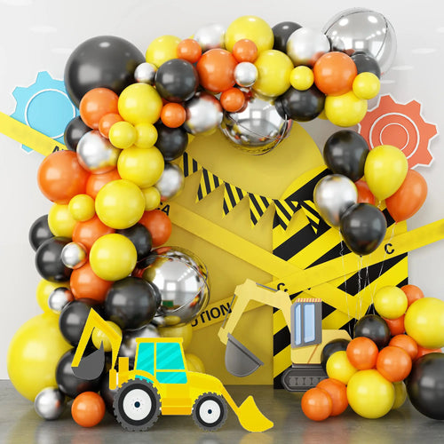 The Site Marshal | 115-Piece Construction-Themed Balloon Garland Kit
