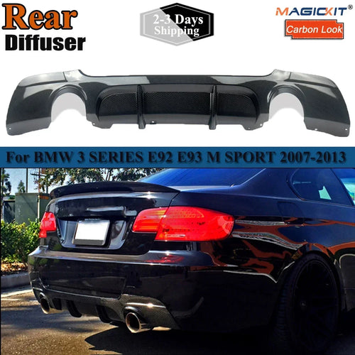 Rear Bumper Diffuser Lip For BMW E92 E93 328i 335i Coupe/Convertible Car Replacement Part 2007-2013
