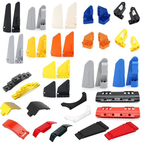 NEUES Technikplatten-Set zum Selberbauen, mechanische Bausteine, MOC-Autoteile, Ziegelspielzeug-Geschenk 24119 62531 64782 11954 18944 18945 24116