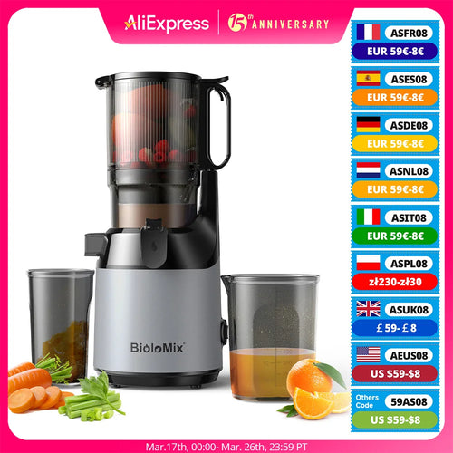 The Slow Yield | Cold Press Juicer with 130mm Feed Chute