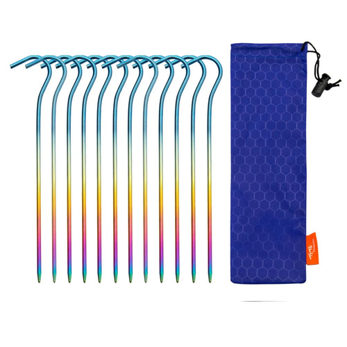 The Ground Anchor | Ultralight 3.0mm Titanium Alloy Tent Stakes for Backcountry Camping