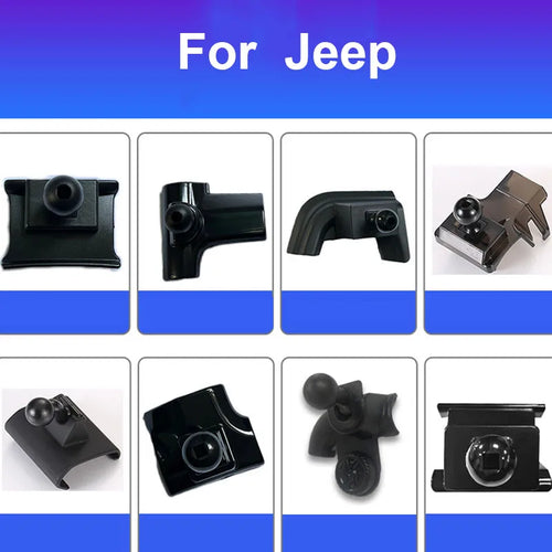 Fit for Jeep Compass Grand Cherokee Wrangler Commander Renegade 2023 2022 2020 2018 Car Mobile Phone Holder Bracket Base