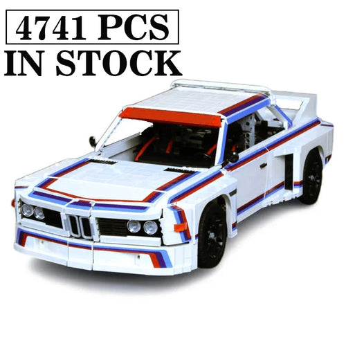 NEW Technical MOC-189726 3.0 CSL IMSA 1975 1:8 Scale M3 E30 Building Block Sports Car Assembly DIY Toy Boys Birthday Gifts