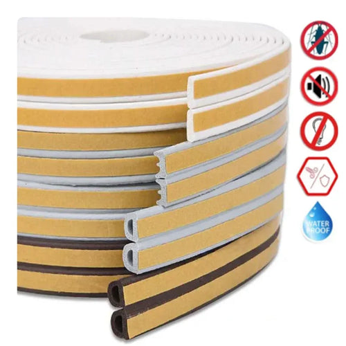 Self adhesive door and window sealing strip, adhesive backed wooden door, color sponge sound insulation wind and dust prevention