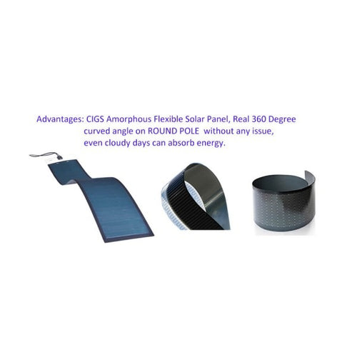 20W LED-Laternen-Solarwickelstange 2FSG045