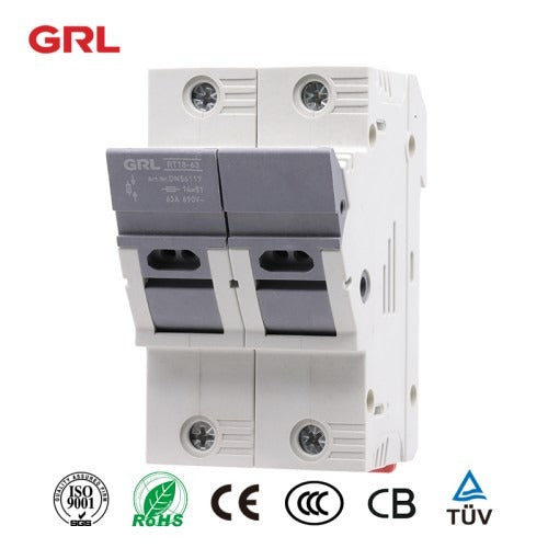 RT18X-63-2P Round Fuse Holder with LED indicator fuse size 1451