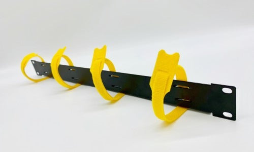 19″ 1U CABLE MANAGEMENT WITH HOOK & LOOP TIE