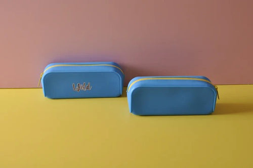 Wild Leopard Silicone Pen Pouch Pen Holder Pencil Case