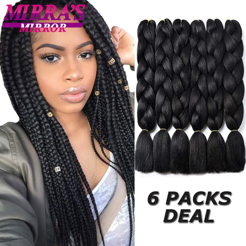 The Ombre Crown | 24-Inch Jumbo Box Braid Extensions