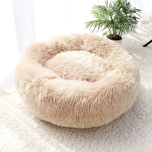 Weiches Plüsch-Haustier-Hundebett-Zwinger-warmes Haustier-Welpen-Kissen für kleine große Hundehaus-Katze-beruhigendes Bett-waschbare Matte-Sofa-Hundebedarf