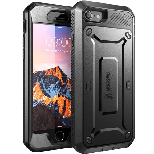 For iPhone SE 2022/2020 Case For iPhone 7/8 Case SUPCASE UB Pro Full-Body Rugged Holster Cover with Built-in Screen Protector