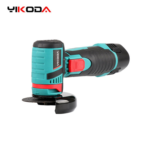 YIKODA 12V Brushless Mini Angle Grinder Cordless Polishing Grinding Machine Diamond Cutting Electric DIY Power Tools