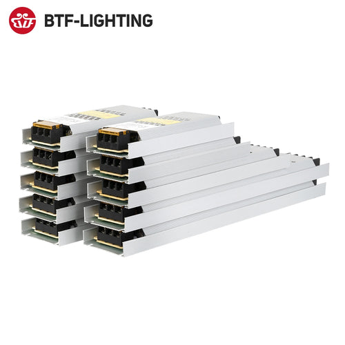 Ultra Thin LED Power Supply AC190 240 to DC12 24V 60 100 150 200 300 400 500W Transformer Adapter Driver FCOB WS2815 Light Strip