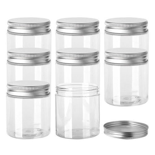 The Alchemist's Vessel | 20-Pack Clear Cosmetic Jars (30-150ml)