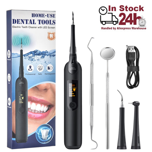 Electric Sonic Dental whitener Scaler Teeth Whitening kit teeth Calculus Tartar Remover Tools Cleaner Tooth Stain Oral Care