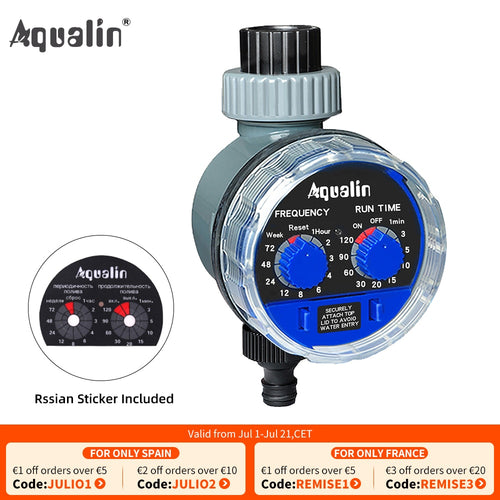 Garden Water Timer Ball Valve Automatic Electronic Watering Timer Home Garden Irrigation Timer Controller System #21025