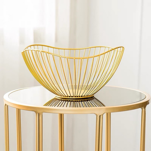 Iron Art Fruit Basket Nordic Style Home Living Room Fruit Plate Snacks Creative Fruit Bowl Storage Basket Kitchen Organizer
