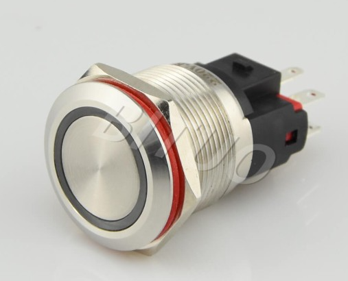 What should be paid attention to when installing the button switch?