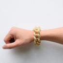 The Sovereign | 23mm Miami Cuban Chain Bracelet in AAA Zirconia