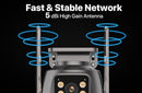4K 8MP HD WLAN PTZ Kamera Outdoor 4MP Dual-Objektiv Dual-Bildschirm KI Auto-Tracking IP Kamera CCTV Audio Videoüberwachung P2P iCSee