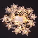 The Aurora Curtain | 4M LED Snowflake Icicle Light Garland