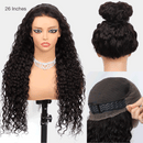 The Cascade | 360 Full Lace Invisi Strap Wig, Water Deep Curly Human Hair