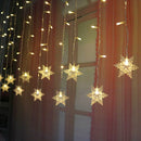 The Aurora Curtain | 4M LED Snowflake Icicle Light Garland