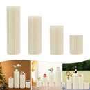 The Arbor Columns | Foldable Cardboard Floral Display Stands (Set of 4)