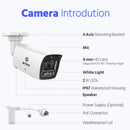 ANNKE 8-Kanal 4K Ultra HD POE Netzwerk-Videoüberwachungssystem 8MP H.265+ IP-Kamera Unterstützung Zwei-Wege-Audio Mensch- & Fahrzeugerkennung 4MM