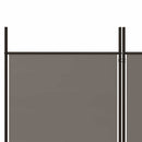 Divider with 5 Anthracite Panels 250x200 cm Fabric Home decoration products, partition screens, privacy screens