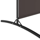 4 Panel Room Divider Brown 698x180 cm Fabric Home decoration products, partition screens, privacy screens