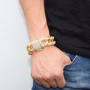 The Sovereign | 23mm Miami Cuban Chain Bracelet in AAA Zirconia