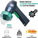Mamba Monster 3.5g USB Powered Green Portable Electric Spice Mill  Herb Grinder.