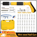 Mini Steel Nail Gun Manual Rivet Gun Concrete Wall Ceiling Wall Anchor Wire Slotting Device Home Wall Fastener Rivet Tools