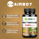 Nattokinase - Supports Heart and Blood Vessel Health and Promotes Blood Circulation - 120 Capsules