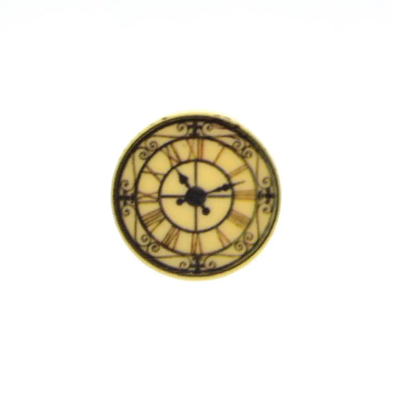 Custom Printed Clocks Tile Building Blocks  wall clock 1x2 2x2 MOC Decoration Bricks Round City Alarm Construction Toys