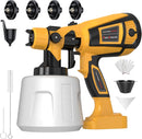 1400ML Electric Spray Gun 1000W Powerful HVLP Paint Sprayer 6 copper nozzles Auto Furniture Steel Coating Airbrush