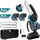 TKKEACE Mini Chainsaw 6 Inch with 2×21V Battery, Powerful Electric Small Portable Chainsaw with Automatic Oiler for Easy Pruning
