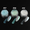 White Chrome Nail Fairy Powder Iridescent Glitter Aurora Mirror Pigment Holographic Nail Art Dust Manicure Nail Accesories NFX01