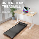 Speed Range and Remote Control 130 KG bigzzia Treadmills for Home Walking Pad Treadmill 2.5HP underdesk treadmill with 1-10 km/h