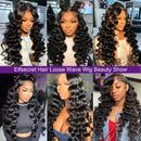 230% Loose Deep Wave Wig 13X6 Lace Frontal Human Hair Wigs Deep Curly 13x4 Transparent Lace Frontal Wigs For Women